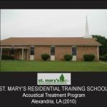 St, Mary's Residential Training School 
Acoustical Treatment Program